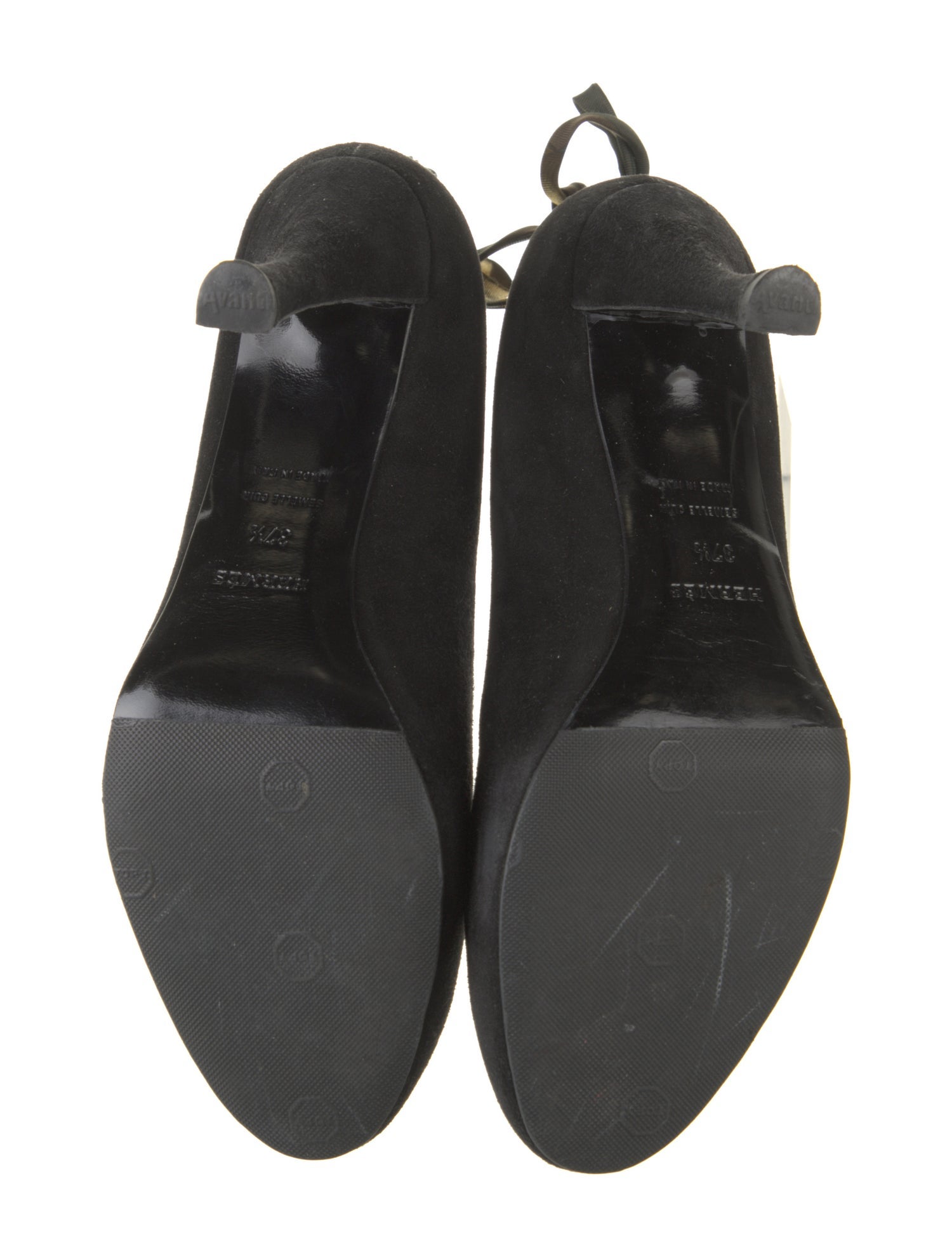 Hermès Vintage Suede Mules